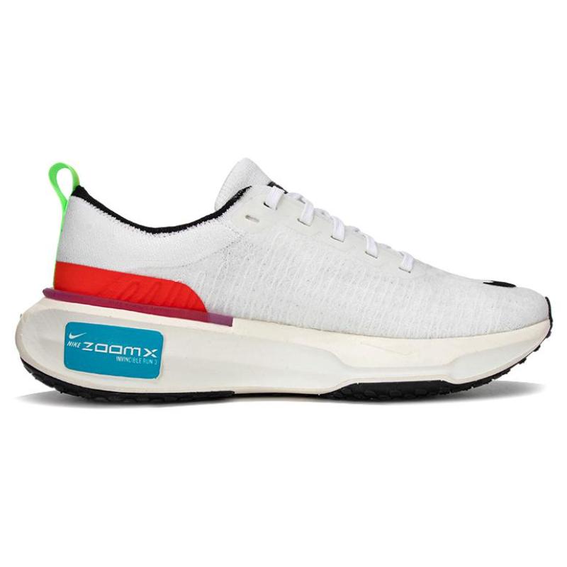 Nike ZoomX Invincible Run 3 Se White Black Picante Red Lime Blast Sneakers Casual FJ1046-100
