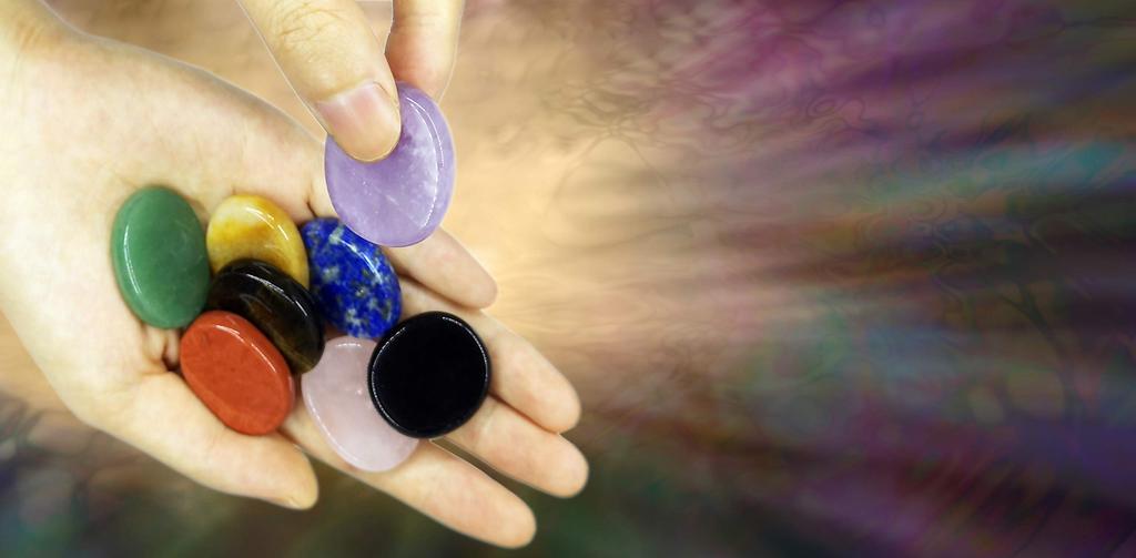 Chakra Stone 8 Piece Kit Oval Crystal Healing Meditation Chakra Stone 8 Piece Kit Oval Crystal Healing Meditation Reiki Worry Stone Palm Thumb Pocket