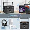 Greadio 2025 Multifunctional Boombox CD Bluetooth Rechargeable CD FM EQ 5000mAh High Remote USB Portable CD Cassette Tape Bluetooth Double 5W Stereo