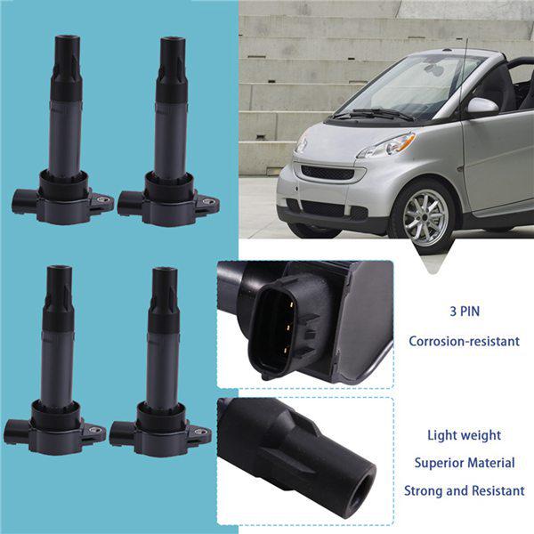 Комплект катушек зажигания Mitsubishi Smart 451 Fortwo, 4 шт. (1832A028)