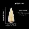 White Mini Christmas Tree Desktop Ornament - Small Christmas Decorations for Window Display
