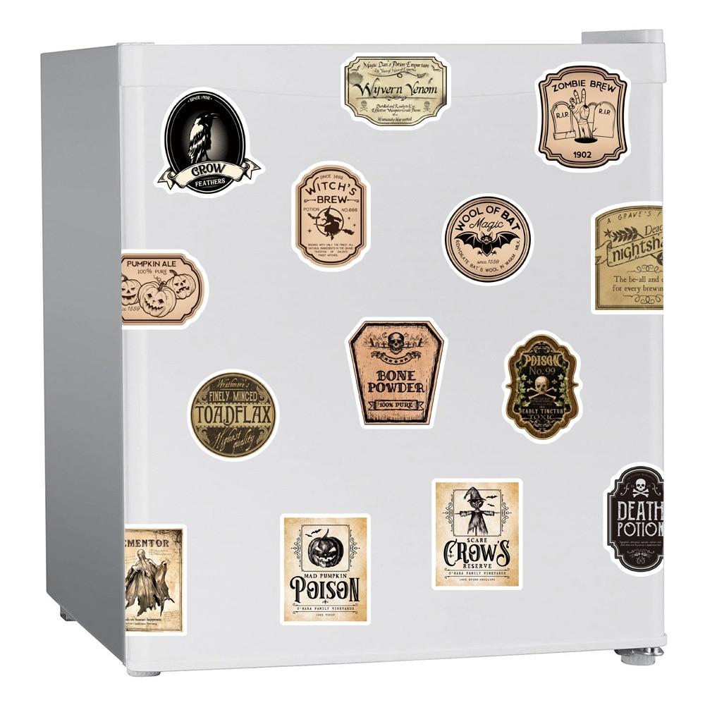 10/50 шт., ретро, ​​готика, аптекарь, фармацевт, ведьма, водонепроницаемые наклейки, автомобильный дорожный багаж, гитара, холодильник, крутая наклейка с граффити