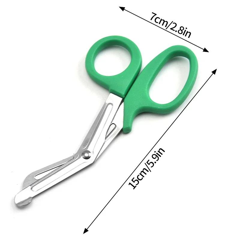 15Cm Medical Scissors Survive Paramedic Medical Rescue Scissor Trauma Gauze Tactical Stainless Steel Shears Survival Rescue