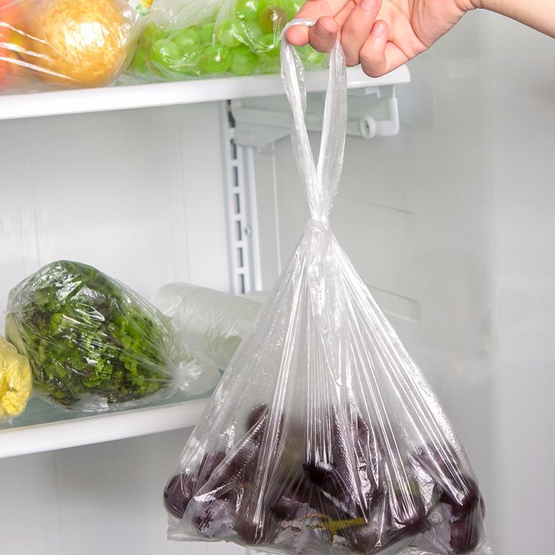 100PCS Food Vest Fresh-Keeping Bag Portable Refrigerator Fruits Vegetables Preservation Bags