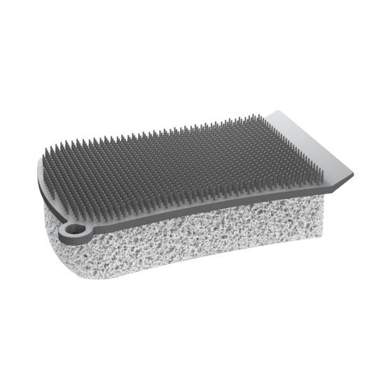 Силиконовая щетка для мытья посуды 3-в-1 Двусторонняя щетка для чистки Кастрюли Сковороды Раковины Устойчивая к запахам Щетка для мытья посуды Инструмент для мытья посуды