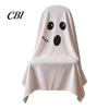 Double Sided Printed Chair Covers 1/4Pcs Halloween Ghost Covers, Spooky Face Dining Slipcover, White Kitchen Party Supplies Decorative Seat