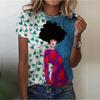 Женская футболка с круглым вырезом, топы с короткими рукавами, одежда с графическим рисунком для лица, уличная одежда в стиле Харадзюку, летняя одежда для девочек, женские футболки, футболки