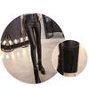 2022 New Thicken Black Leather Pants High Waist Skinny Pants Winter Warm Women's Trousers