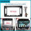 10-дюймовый адаптер рамки магнитолы для автомобиля с Canbus-боксом для NISSAN Livina 2014-2019, комплект установочной панели для Android-магнитолы