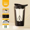Электрический портативный шейкер для протеина объемом 450 мл, полностью автоматическая чашка для перемешивания, перезаряжаемая смесь для коктейлей в спортзале, смешивание протеинового порошка