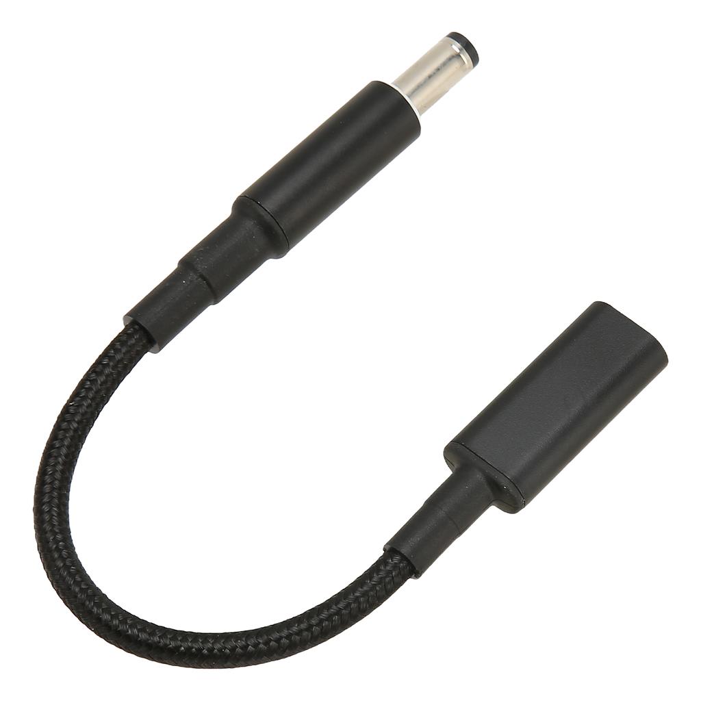 USB Type C Female To 5.5x2.1mm Male Adapter Cable Dual PD E MARK Chip Portable 100W USB Type C