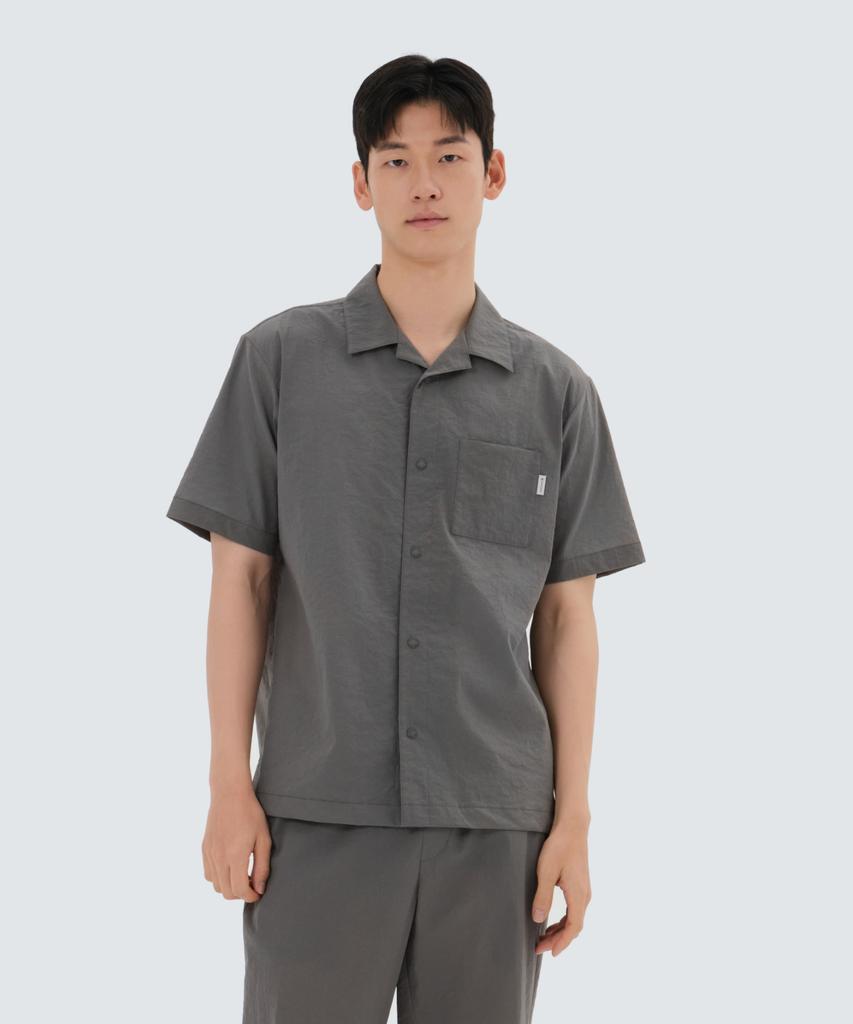 SNOWPEAK APPAREL Рубашка с коротким рукавом Minute (S25Mmfsh74) Темно-серый