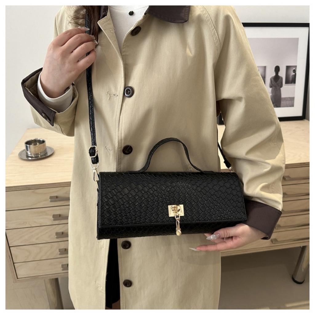 Персонализированный нишевый дизайн, повседневный западный стиль, простое на одно плечо, повседневный тренд, женская сумочка, модная маленькая квадратная сумка