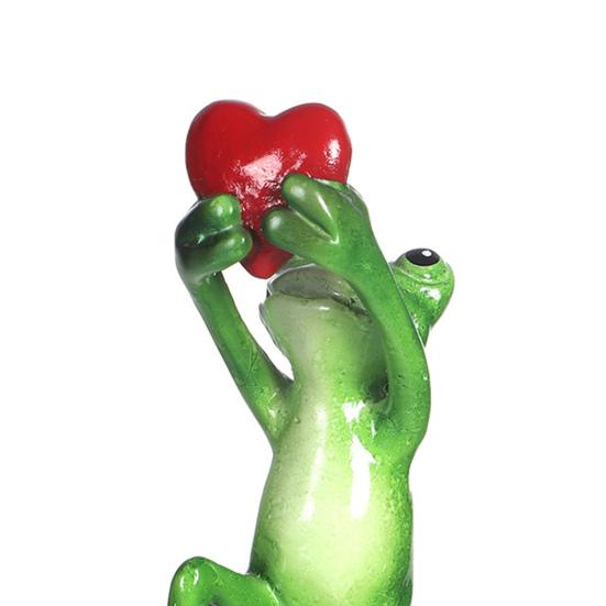 Миниатюрная статуэтка лягушки, скульптура лягушки из смолы, забавная статуэтка для домашнего декора, рабочего стола, спальни, офиса, класса