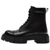 Pu Comfortable Minimalist Short Martin Boots Men Boots Black 12019520-38