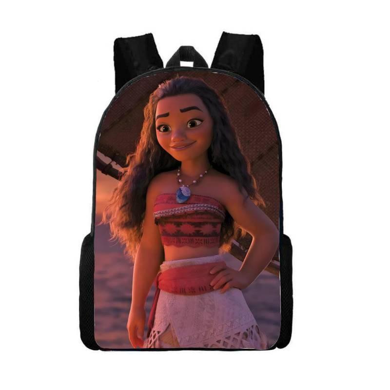 Школьный рюкзак в тематике Моаны и океана из водонепроницаемой ткани Оксфорд для учеников начальной школы