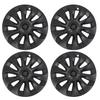 4PCS 20in Wheel Hub Cap Matte Black Personalized Wheel Rim Hubcap Replacement