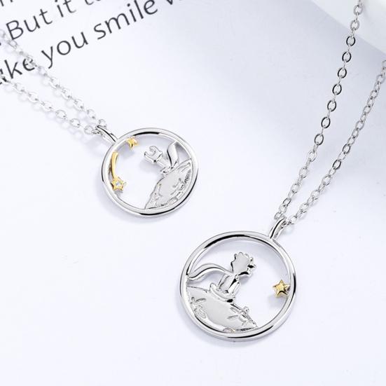 Ожерелье с подвеской, легкий роскошный нежный устойчивый к царапинам подарок на день святого Валентина, ожерелье-колье маленького принца