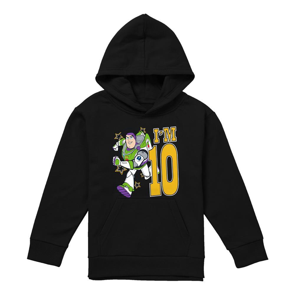 Toy Story Childrens/Kids I'm 10 Buzz Lightyear Birthday Pullover Hoodie