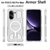 Прочный бронированный магнитный чехол для Xiaomi POCO X8 Pro Max X7 F8 Ultra F7 M8 M7 Pro Магнитная зарядка Усиленная противоударная крышка