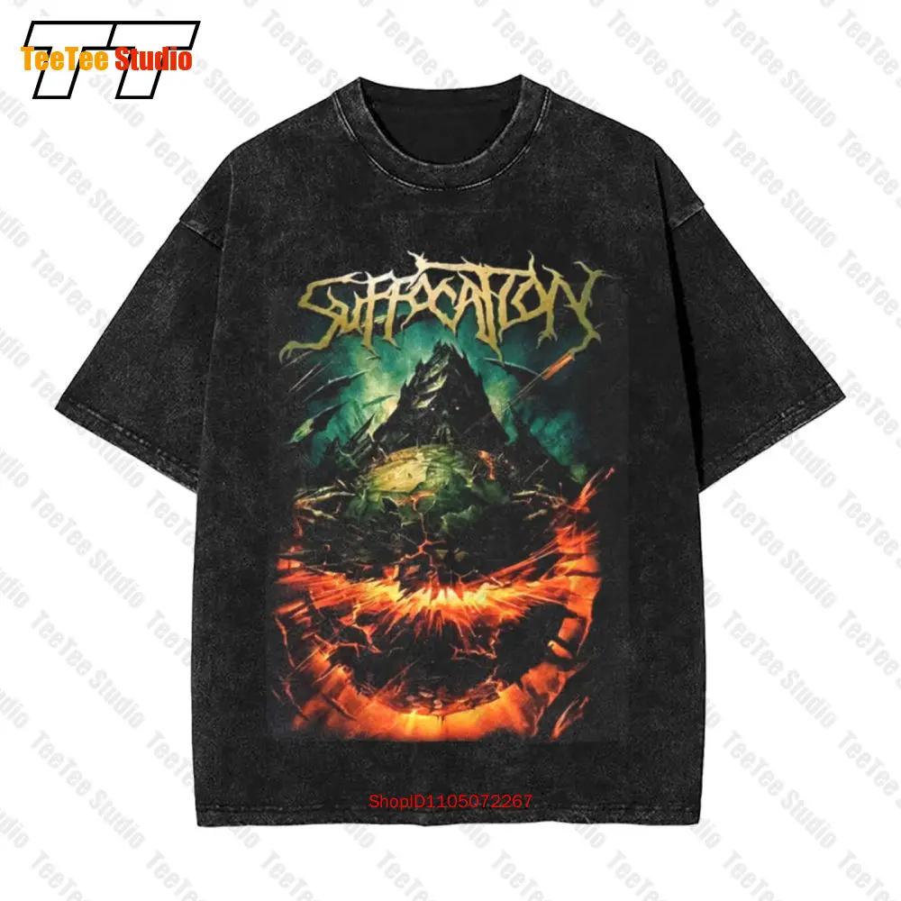 Удушение Винтажная Оверсайз Футболка Маленький Нил Туша Napalm Death Immolation Morbid Angel 3PWE