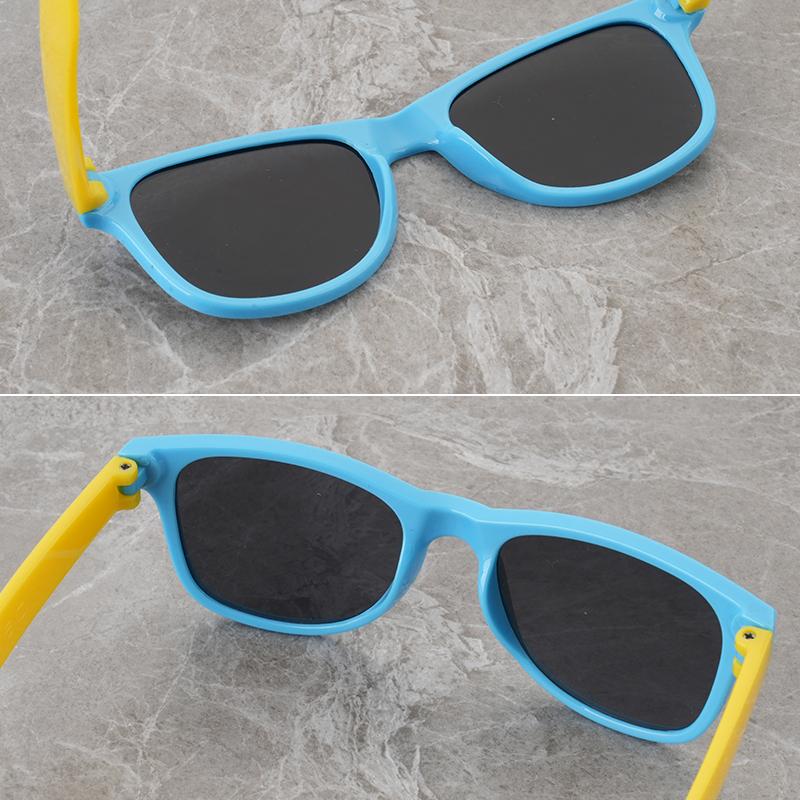 2024 Children's Color blocked Sunglasses for Boys and Girls, UV resistant Sunglasses for Babies, Summer Sunshade Glasses