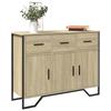 VidaXL Buffet Sonoma Oak 97x32.5x74.5 Cm Engineered Wood 848560