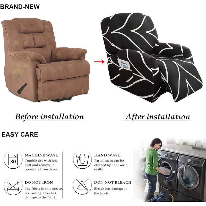 Waterproof Recliner Covers Stretch Recliner Chair Covers,Covers For Electric Power Lift Reclining Chair, Furniture Protector