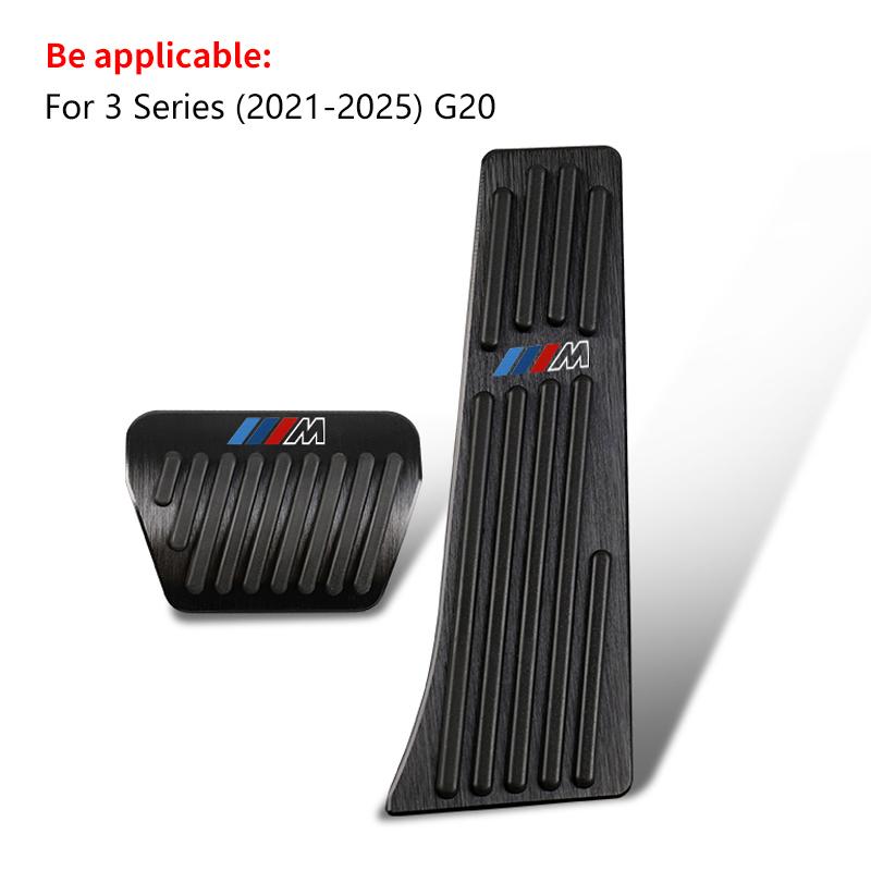 BAGH3 2026 Car Sticker Car Pedals Cover Brake Pedal Cover For BMW 5 Series X1 X3 X5 G30 G20 F10 F30 E90 E60 F15 E83 E84 G07 F48 G01 G0