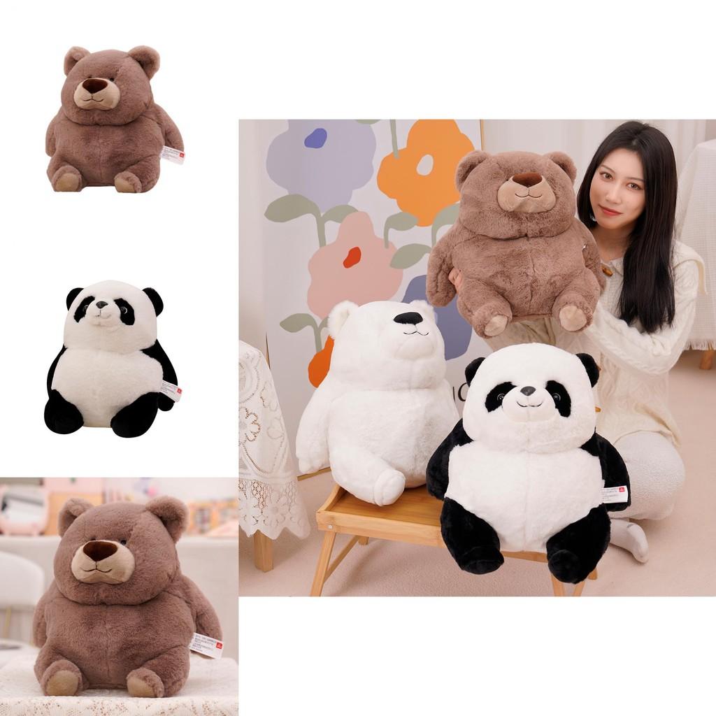 High-quality Plush Toy Panda Brown Polar Teddy Bear Doll For All Ages
