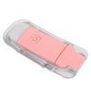 Светодиодная закладка-фонарик, USB-зарядка, 3 уровня яркости, теплый белый свет, портативная клипсовая лампа для чтения для ночного чтения, розовая