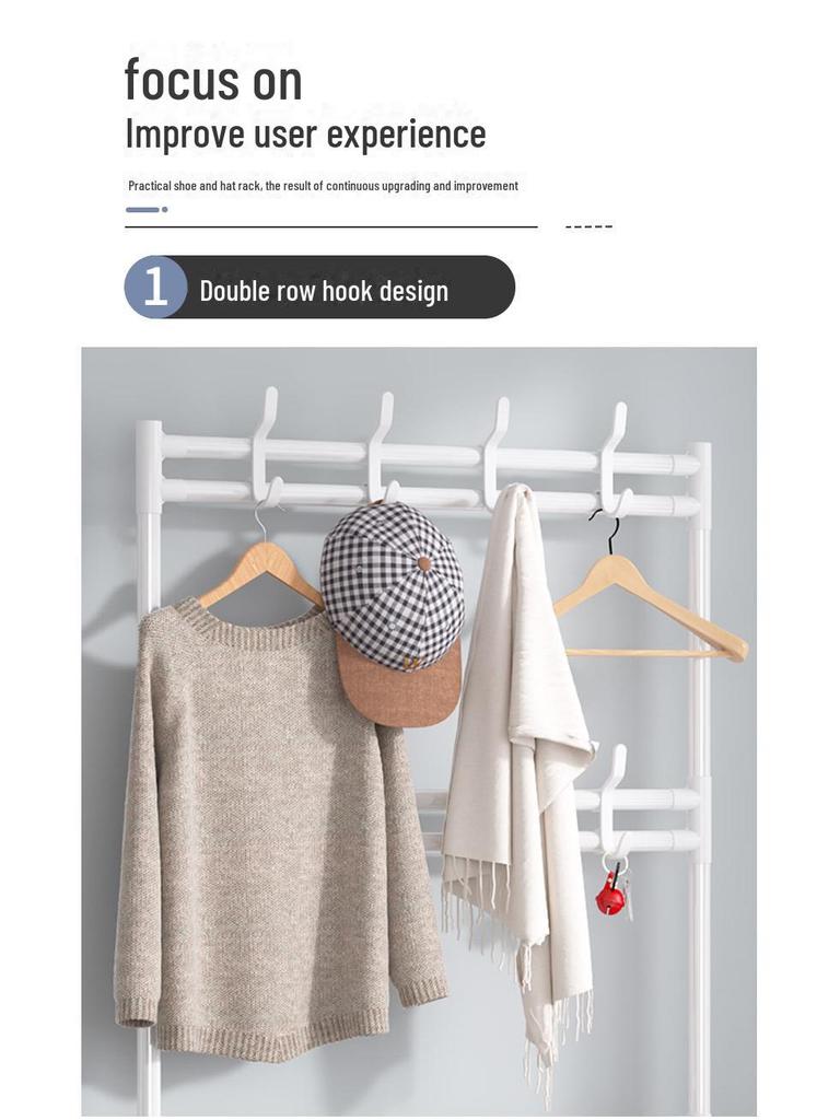 Компактная многоуровневая полка для обуви и головных уборов для установки в дверном проеме — экономичное решение для хранения