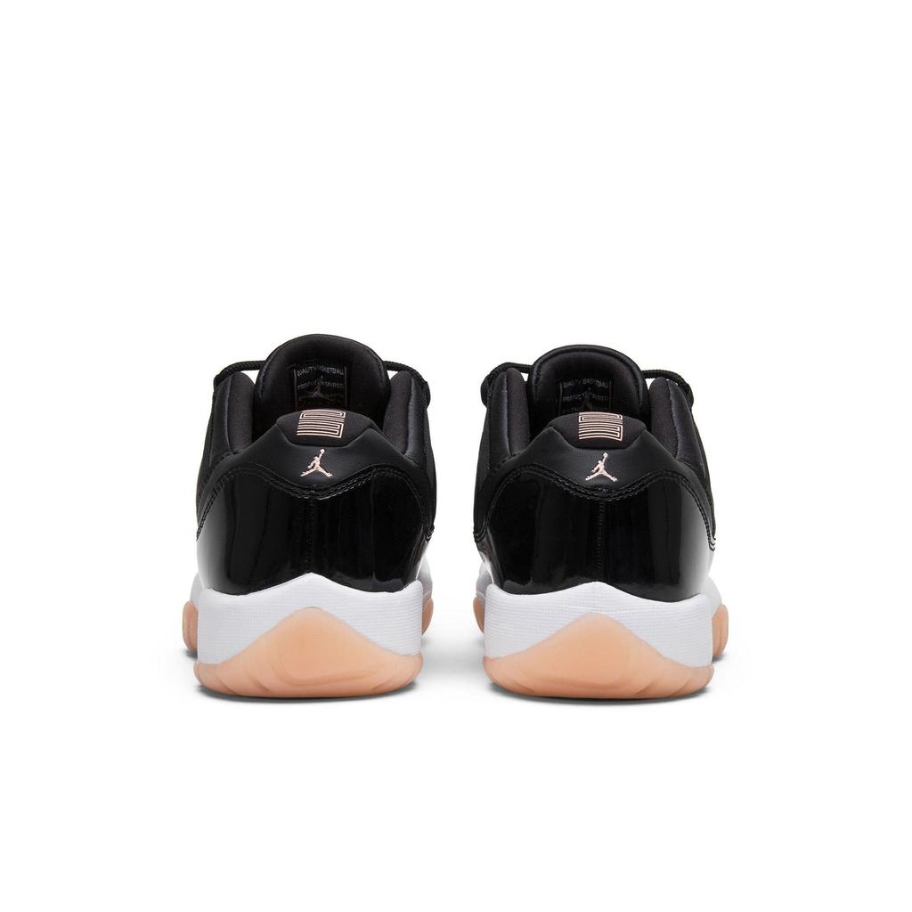 Air Jordan 11 Retro Low GG 'Bleached Coral' (Unisex) Black / Bleached Coral-White Kids' Basketball Shoes 580521 013