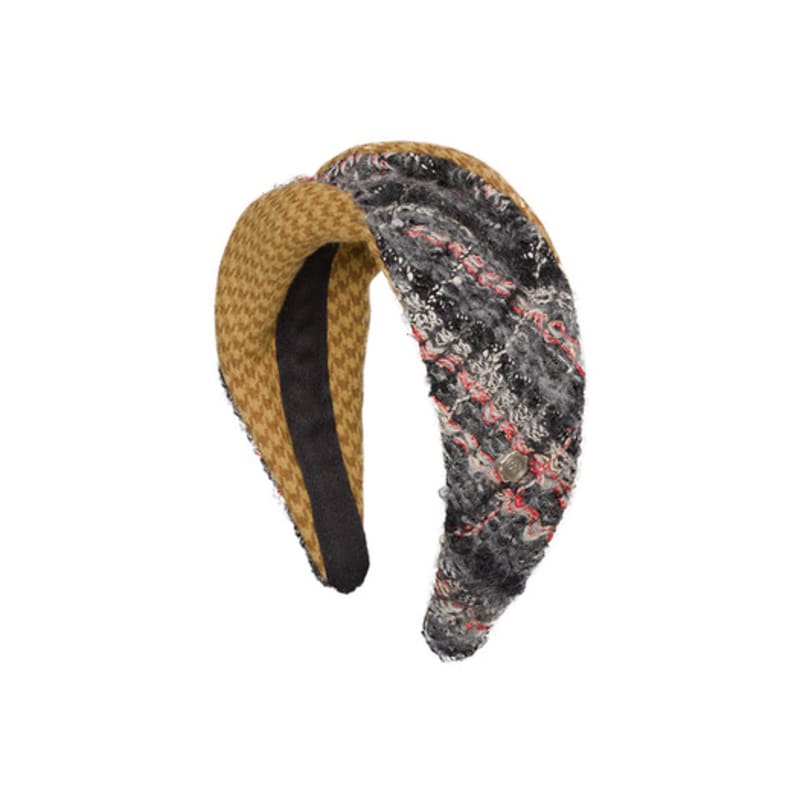 Коричневая шляпка [ободок] Складной фасинатор - Твид