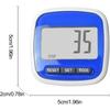 ABS 3D Tri-Axiis Pedometer with Clip Sports Pedometer Portable Walking 3D Pedometer  Unisex