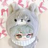 Кигуруми Волка с Нагрудником для Плюшевых Игрушек (10см) - Плюшевая одежда, Аксессуары кигуруми, Отаку-активности, Кукла, Маскот, Костюм для Kpop-куклы [Б/у]