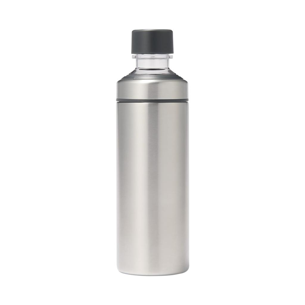MUJI Insulated Bottle for Carbonated Stainless 12728351 Drinks, 600mL, Steel,
