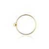 LLOYD Modern British Princess Cut 14k Hoop Earrings LOFL2013G