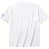 Anta Удобная дышащая универсальная футболка с круглым вырезом и коротким рукавом с надписью для мужчин, цвет «белоснежный» 152528136-1