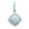 [L3938] - Silver Pendant 'Sissi' Silver-white (rhodium-plated) - 10x10 Mm