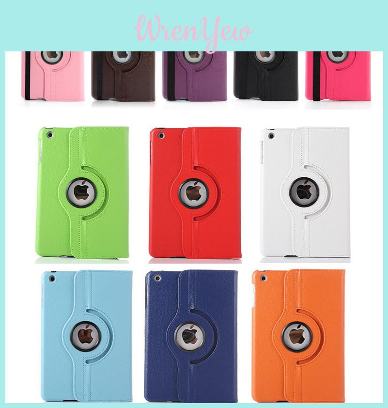 360 Degree Rotating Handmade Bling Glitter Rhinestones Magnetic Case Ipad For