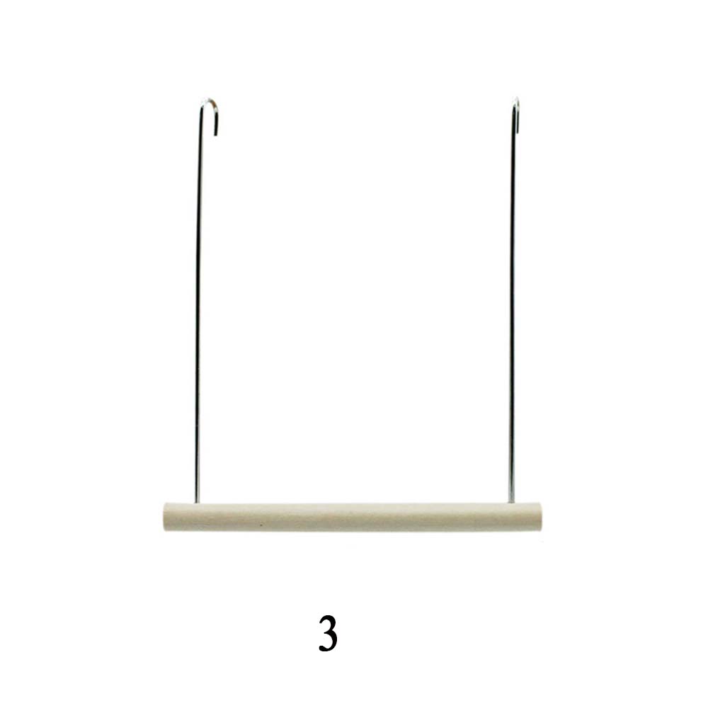 Natural Wooden For Bird Cage Bird Supplies Swing Parrots Swing Toy Hammock Birds Perch Bird Stand