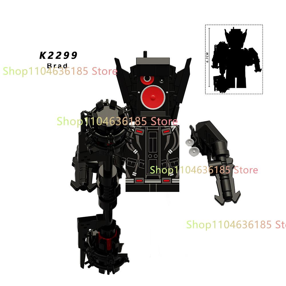 Скибиди Туалетный Человек Аниме Мультфильм Кубики Куклы Камерамен Спикермен ТВ Человек Мини Фигурки Действия Кубики Строительные Блоки