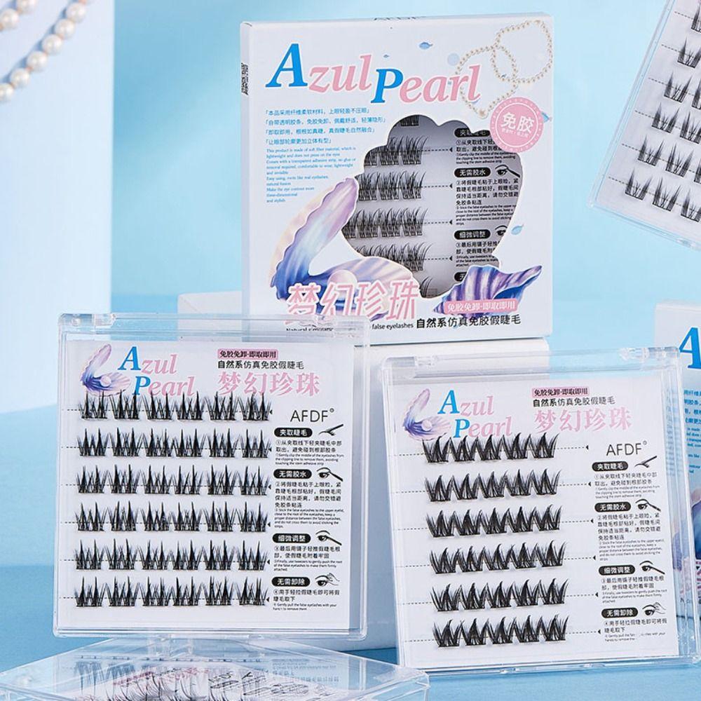 Clusters Self-adhesive False Eyelashes Soft Segmented Eyelashes Bundles  Travel
