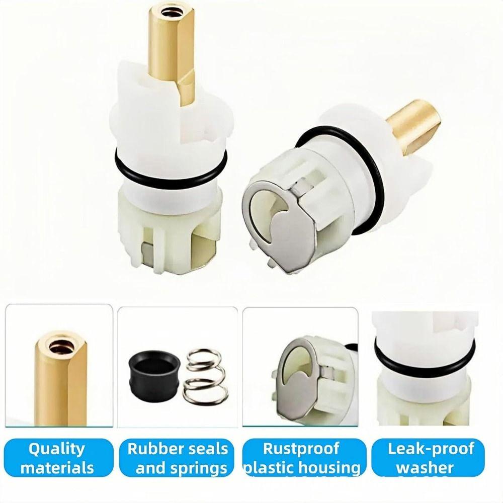 Corrosion Resistant Faucet Stem Assembly Faucet Repair Parts for Delta Rp25513 Two Handle Faucet
