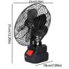 Metal Construction Rechargeable Fan Rechargeable Strong Wind Fan Compact Electric Fan  Office Use