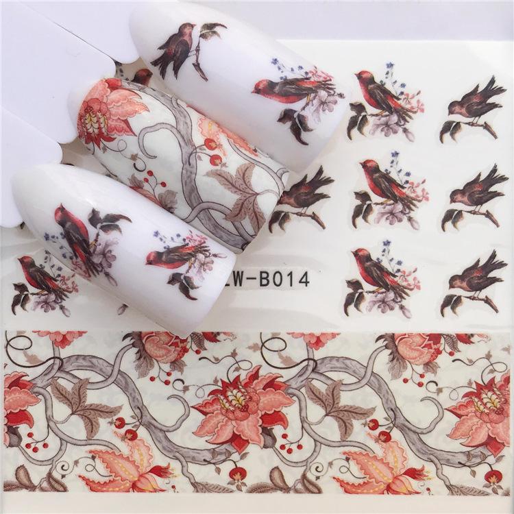 Геометрические и этнические наклейки для ногтей методом аквапереноса для самостоятельного маникюра