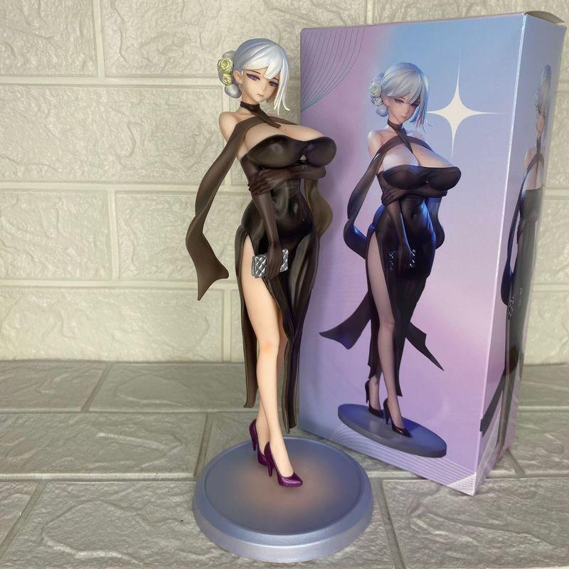 Anime Wife Figure Wife Action Figure Beautiful Dress Wife Figurine Doll Pvc Standing Model Toy Adult Collection Statue Gift 25cm