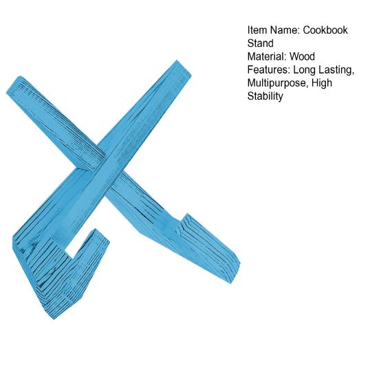 Подставка для кулинарной книги Высокая устойчивость Многофункциональная Деревянная Элегантная Деревенская Деревянная Кук