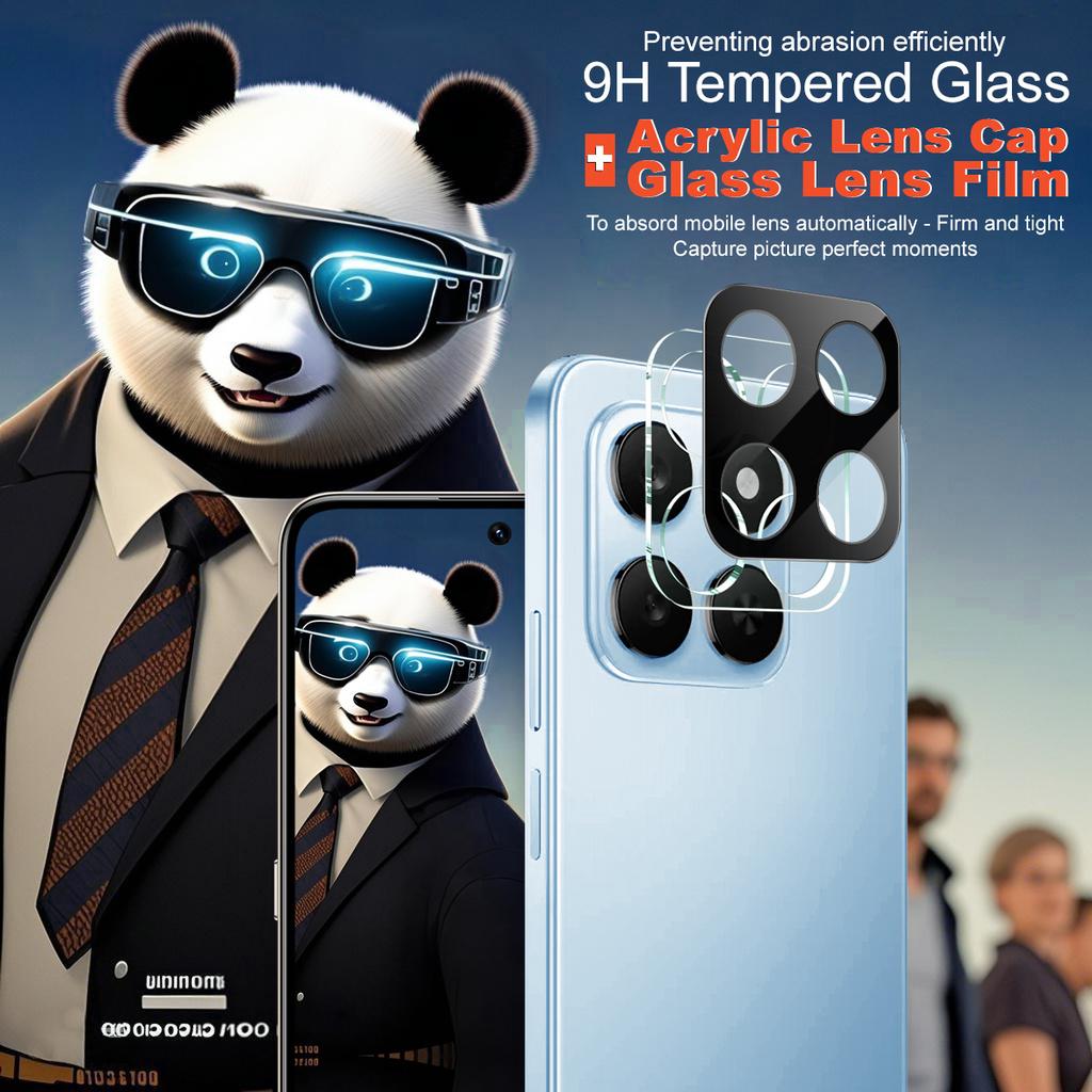 For Honor 400 Smart 5G Glass IMAK High Definition Glass Lens Film Black Version